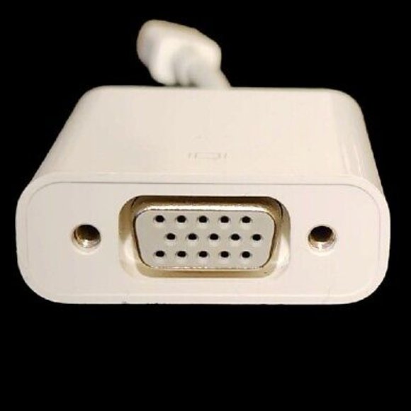 Apple A1307 Genuine Mini Display Port to VGA Adapter White MB572Z/B - Picture 4 of 7